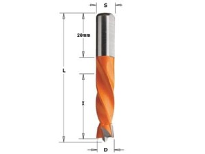 Wiertło CMT  NP HW L=55,5 S=8x20 LH