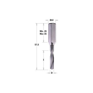 CMT Wiertło NP HWM D=3x18 L=57,5. S=10x25 LH  XTREME 310.030.22
