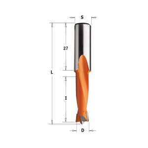 CMT  Wiertło NP HM D=5,2x27x57,5 S=10x27 RH, 310.052.11