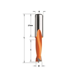 CMT Wiertło NP HM D=5,2x27x57,5 S=10x27 LH, 310.052.12