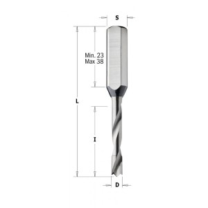 CMT Wiertło,311.013.20, NP HWM D=1,3x5 L=70 S=10x45 XTREME Wiercenie wstępne RH i LH
