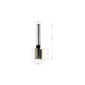 CMT 174.141.11 FREZ PROSTY WIERCĄCY HM  L 90 mm,  D	14 mm