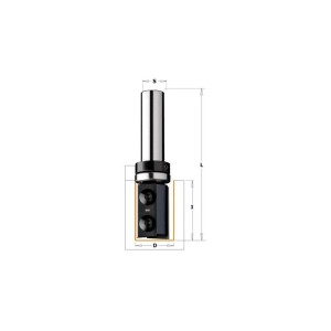 CMT 656.190.11 FREZ PROSTY NA PŁYTKI WYMIENNE L 69 mm,  D 19 mm