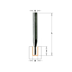 CMT 712.030.11 FREZ PROSTY HM SERIA DŁUGA  L	60 mm,  D 3 mm