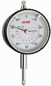 Czujnik zegarowy M2TK z koncentryczną wskazówką 0,01mm/10mm 10022 KAFER