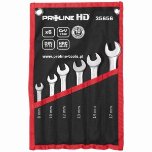 PROLINE 35664 Zestaw kluczy płasko-oczkowych 24szt. 6-32mm CrV