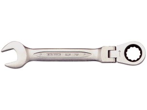 Klucz przegubowy płasko-oczkowy z zapadką  8mm  600508RF 131890105  TENGTOOLS