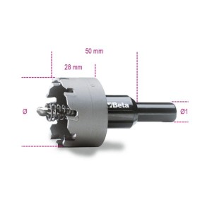 Otwornica z ostrzami z węglików spiekanych 452 fi-26mm   004520026  BETA      
