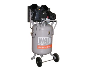Walter VGK 420-2,2/100 Żeliwna sprężarka tłokowa na zbiorniku pionowym