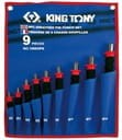 King Tony 1009GPN ZESTAW WYBIJAKÓW IGŁOWYCH Z UCHWYTEM GUMOWYM 9 cz. 2 - 14mm