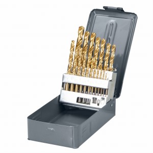 PROLINE 77990 Zestaw wierteł do metalu HSSTiN 1-10mm