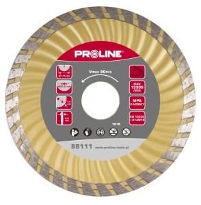 PROLINE 88111 Tarcza diamentowa SUPER TURBO 115mm