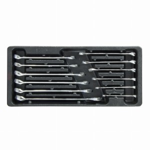 PROLINE HD 58784 Zestaw kluczy oczkowo-płaskich 12szt. 6-22mm