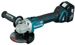 Makita DGA506RTJ Szlifierka kątowa 18V 125mm 2x5Ah