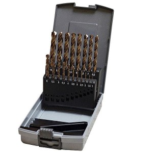 ABRABORO Zestaw wierteł do metalu HSS-Co DIN 338 1-10mm  19szt.  AB00141919