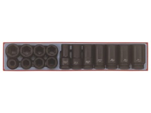 Zestaw nasadek maszynowych 19-36mm  3/4" 15szt.  TTX9415   122080104  TENGTOOLS