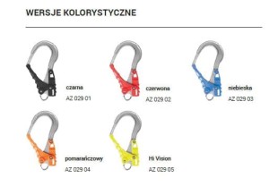 PROTEKT AZ02901 Zatrzaśnik nierozłączalny z zapadką blokującą