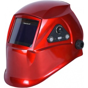 MAGNUM POS-T PRO REM Przyłbica spawalnicza PROCOLOR CZERWONA