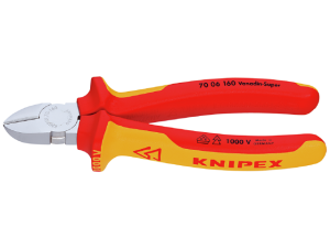 Szczypce tnące boczne  7006, izolowane 1000V, dł.140mm   	94390101	  KNIPEX