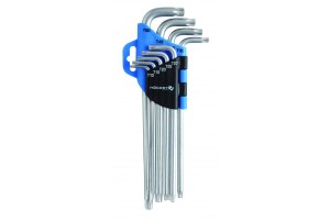 HOGERT HT1W818 Klucze TORX T10-T50 9 szt. extra długie