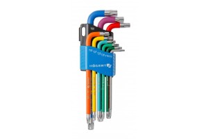 HOGERT HT1W817 Klucze TORX T10-T50 9 szt. długie
