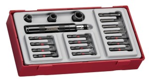 TENGTOOLS 277820106 19-elementowy zestaw wkrętaka udarowego TTID19