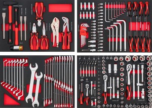 AIRPRESS 79156-KOMPLET Komplet narzędzi do wózka narzędziowego