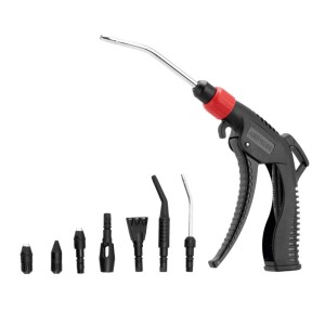 AIRPRESS 45029 Pistolet do przedmuchu + 7 dysz wymiennych