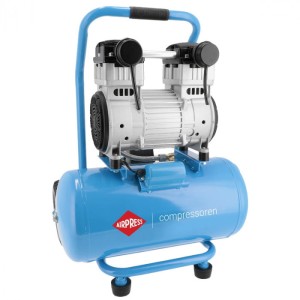 AIRPRESS 36862 Cichy kompresor bezolejowy dwutłokowy LMO 25-250 8 bar 24L