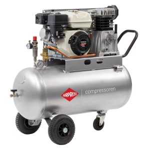AIRPRESS 36762 Kompresor spalinowy dwutłokowy BM 100/410 (Honda GP160) 10 bar 100L