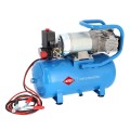 AIRPRESS 36588 Cichy kompresor bezolejowy dwutłokowy DC 24-225/15 10 bar 24V 15L