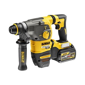 54V XR FLEXVOLT 3-funkcyjna młotowiertarka SDS-Plus z silnikiem bezszczotkowym DCH323T2 DeWalt