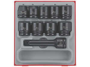 Zestaw nasadek maszynowych 19-38mm  3/4" 16szt.  TTD9416  160690103  TENGTOOLS