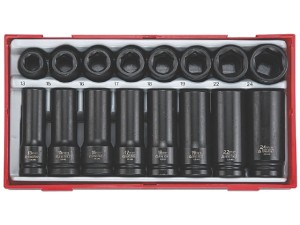 Zestaw nasadek maszynowych 13-24mm  1/2" 16szt.  TT9120D  143840106   TENGTOOLS