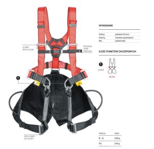 PROTEKT AB11401 Szelki bezpieczeństwa P14R  M-XXL