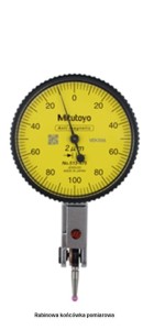 Czujnik dźwigniowo-zębaty - Typ poziomy - 0,001/0,002mm rubinowa końcówka 513-475E MITUTOYO