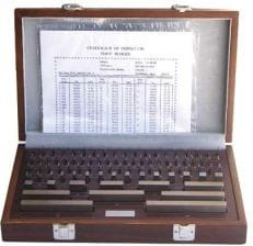 Płytki wzorcowe stalowe DIN EN ISO 3650/0 103szt 06062015 MIB-Germany