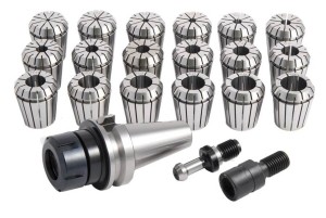 OPTIMUM 3352054  Zestaw tulejek zaciskowych ISO 30 ER32-M12/BT 30