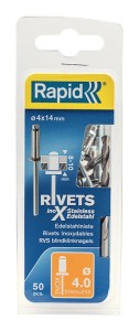 Nity 4,0x14mm stal nierdzewna 5000395 RAPID