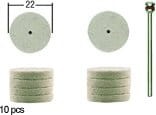 Krążki filcowe  fi 22mm  PR28798  PROXXON