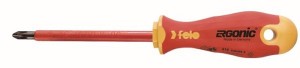 Wkrętak krzyżowy PH 0  izolowany 1000V  - Ergonic VDE  FL41400190   FELO