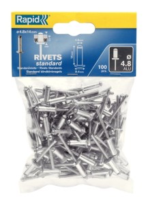 Nity 4,8x14mm Standard ALU 5000381 RAPID