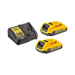 Zestaw 18V XR: DCB115 Ładowarka wielonapięciowa XR + 2 akumulatory 2.0 Ah DCB115D2-QW Dewalt