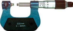 Mikrometr 75-100 mm z kompletem wymiennych końcówek 01020083 MIB-Germany