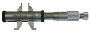 Mikrometr do pomiarów wenętrznych 5-55 mm z podwójnymi szczękami 01021006 MIB-Germany