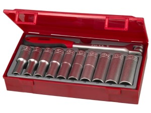 Zestaw kluczy nasadowych 11szt. TT1211-P 122090103  TENGTOOLS