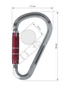 PROTEKT AZ111 Zatrzaśnik rozłączalny z blokadą twist lock