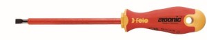 Wkrętak płaski 3,5x0,6mm izolowany 1000V  - Ergonic VDE  FL41303590   FELO