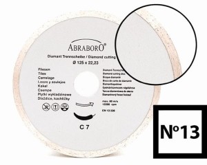 ABRABORO Tarcza diamentowa do glazury,  115 x 22/5,5mm  AB11500013