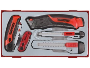 Zestaw noży z ostrzami wymiennymi , 40szt. TTK40  174480103   TENGTOOLS